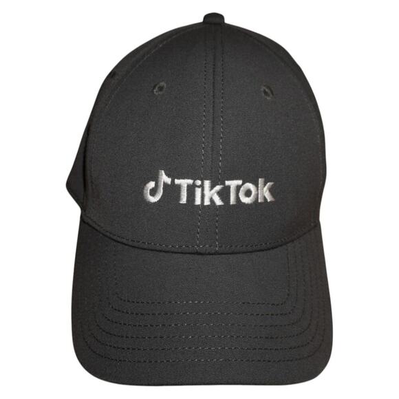 TikTok Logo Black Adjustable Hat by The North Face - Picture 1 of 3